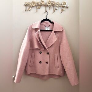 NWOT Nordstrom - Belle & Bloom - I'm Yours Wool Blend Peacoat